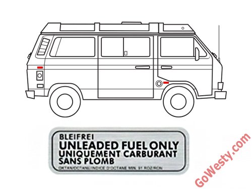 GOWESTY キャンパーラベルデカールセット