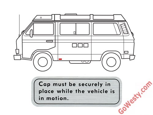 GOWESTY キャンパーラベルデカールセット