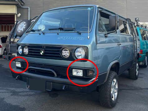 TERRAWAGEN Terrapodz V2 ドライビングライトキット T3 VANAGON