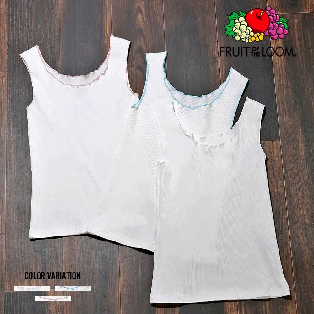 [WOMEN'S]リブインナータンクトップ