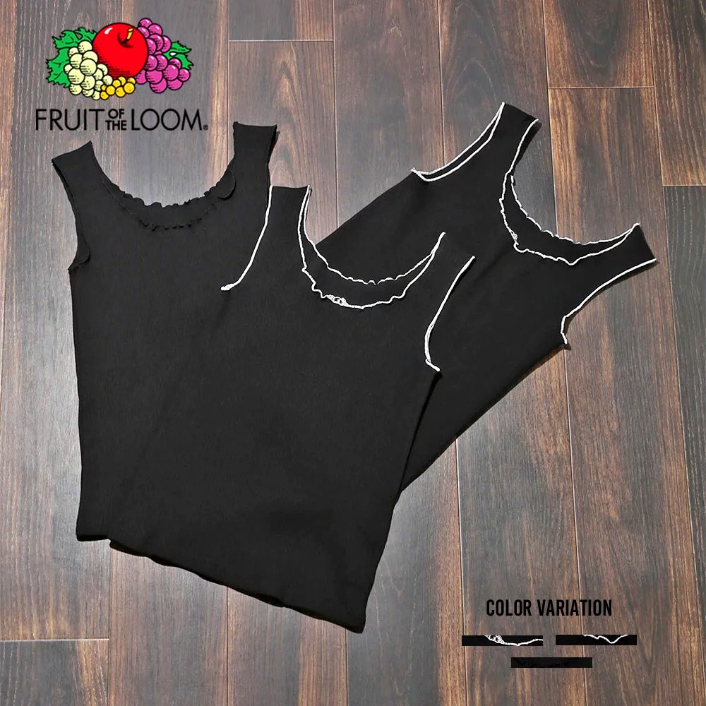 [WOMEN'S]リブインナータンクトップ