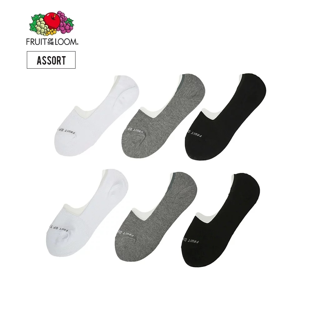 [MEN'S] インステップ 無地カバーソックス 6P