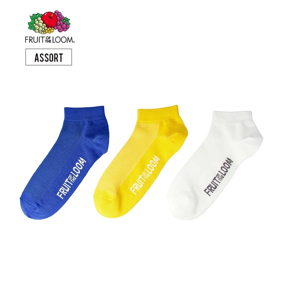 [MEN'S] アンクル丈  MESH BOTTOM LOGO SEASON 3P