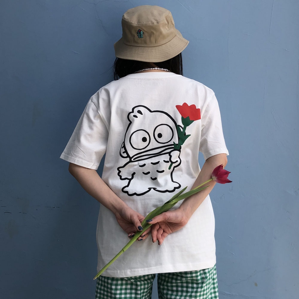 SANRIO×FRUIT OF THE LOOM 7ozTシャツ ハンギョドン