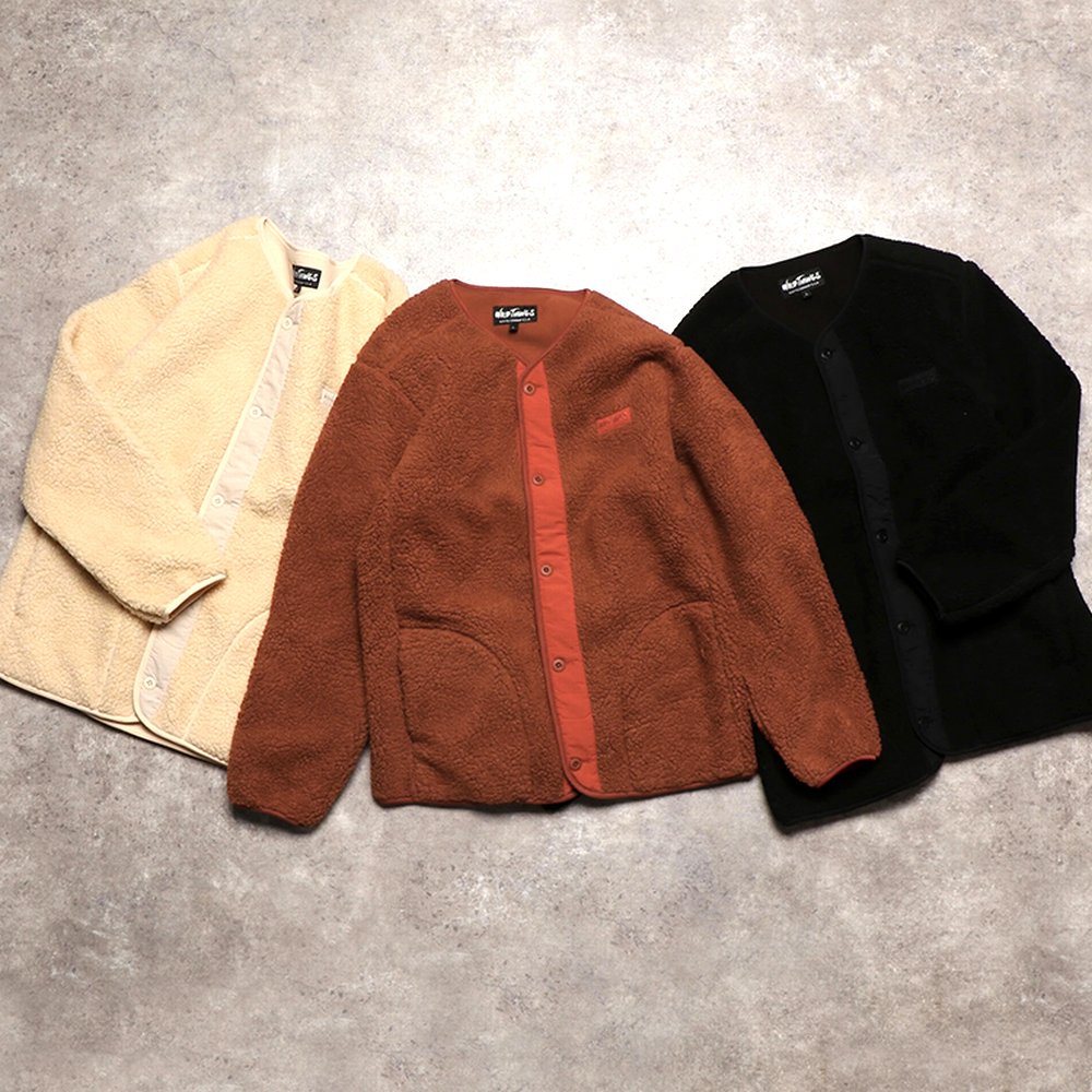 FLUFFY BOA NO COLLAR JACKET WT21235KY