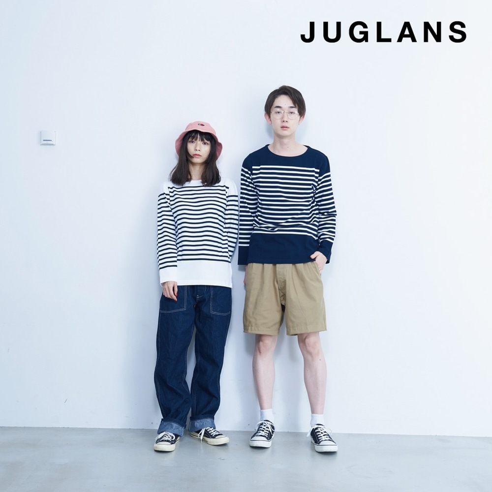 フランスタイプ ボーダーシャツ 長袖【JU048YN】