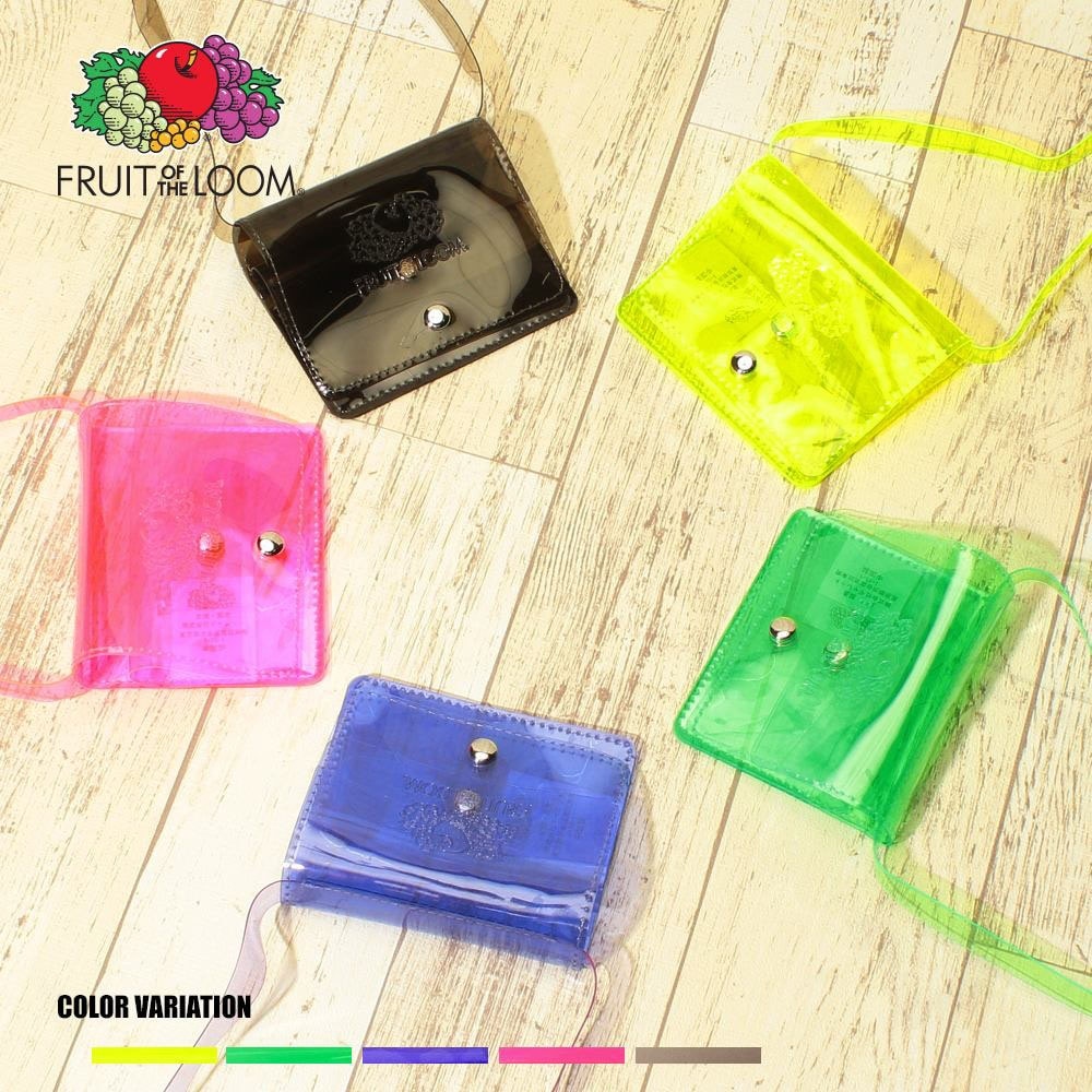 PVC COLOR NECK WALLET