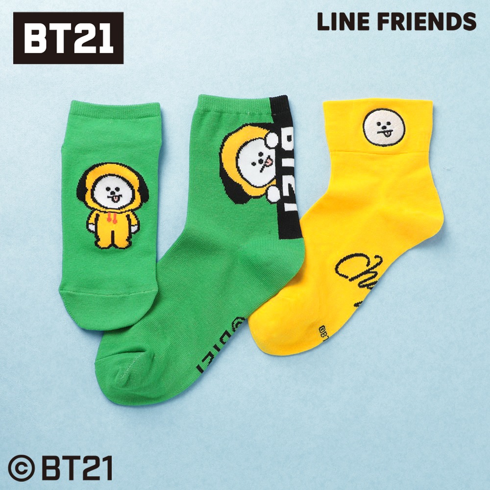BT21公式 CHIMMY レングスアソートソックス