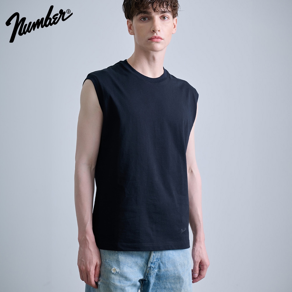 【NUMBER(N)INE/ナンバーナイン】BASIC HEM PRINTED SLEEVELESS SHIRT