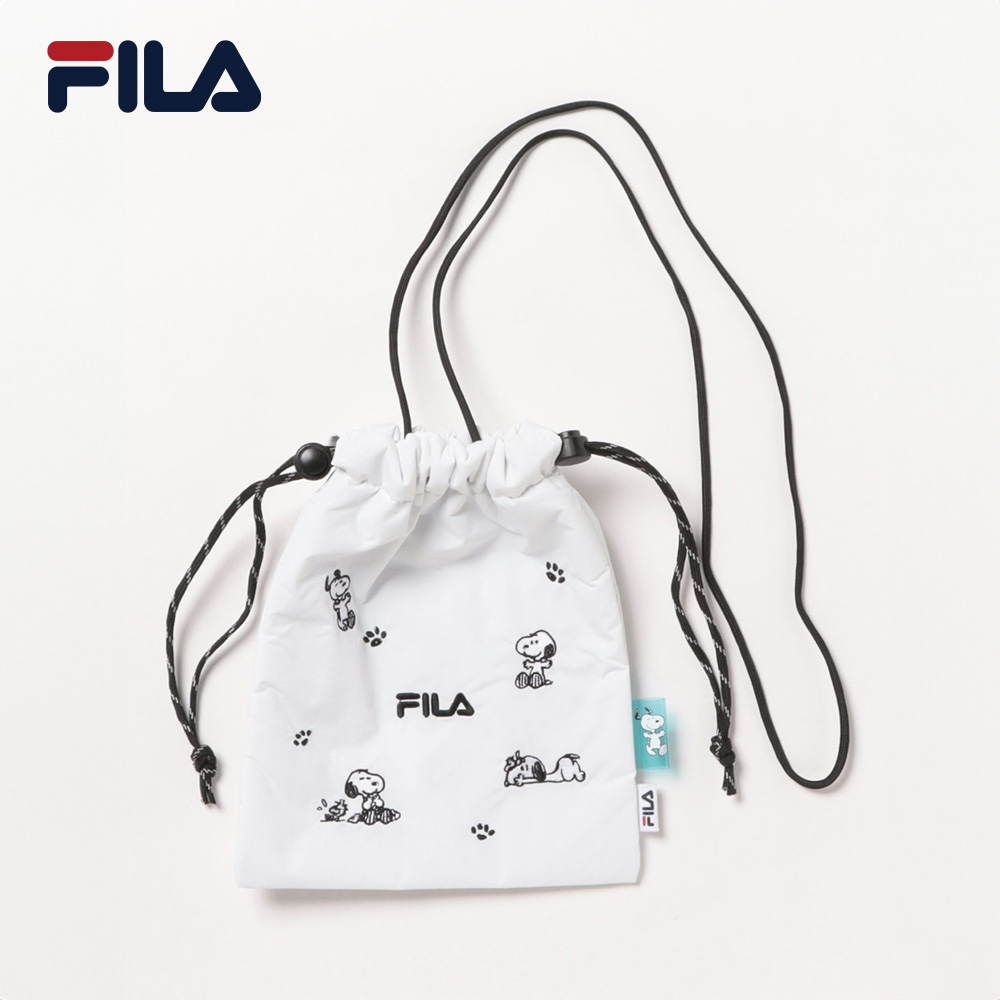 FILA×PEANUTS ドローストリングミニショルダーバッグ