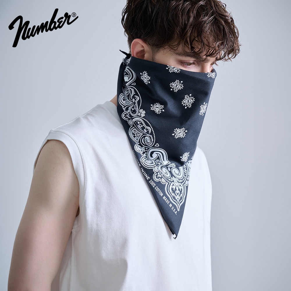 PAISLEY PRINTED BANDANA MADE IN USA 