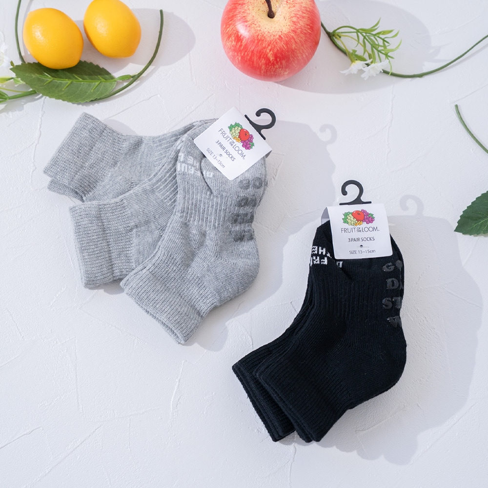 キッズ クォーター丈 ソックス /13～15cm