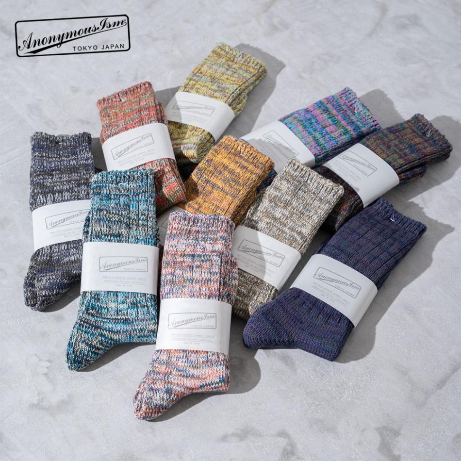 【Anonymousism】5color Mix Crew/全10色