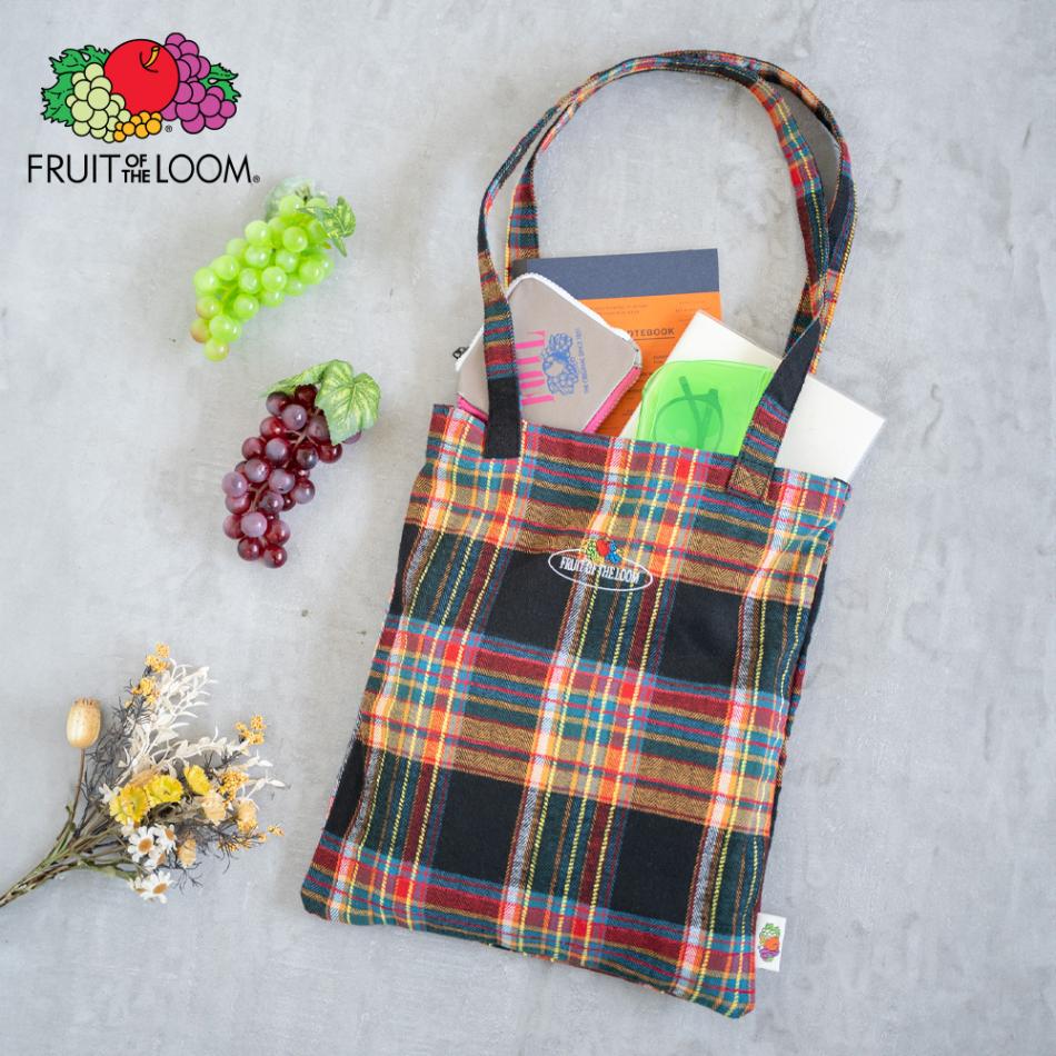 FTL TARTAN CHECK TOTE BAG