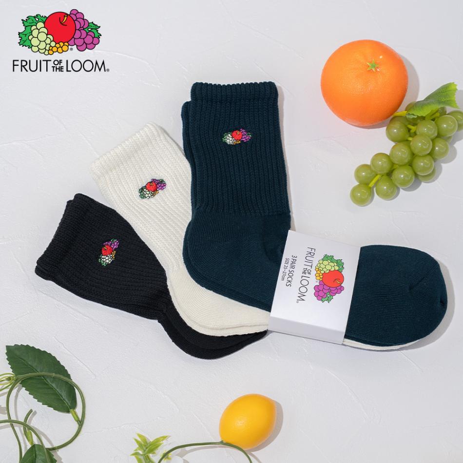 クォーター丈 3Pセット リッチェル編み刺繍ソックス B 25～27cm