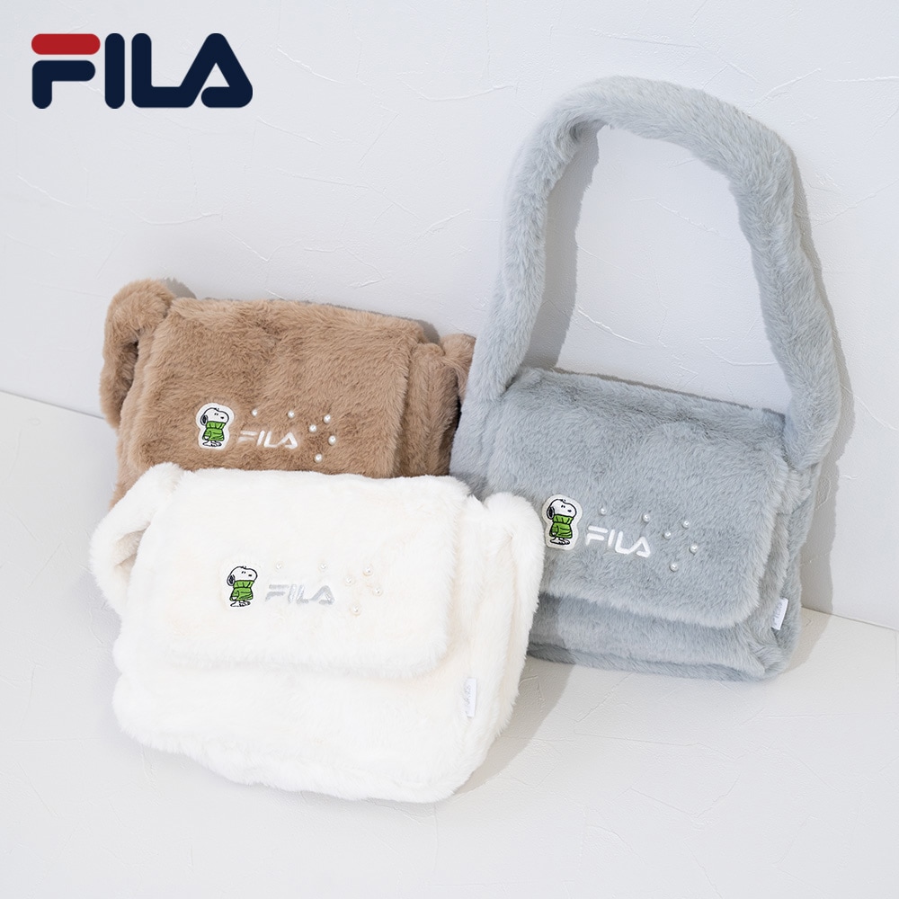 FILA×PEANUTS フェイクファーショルダーバック