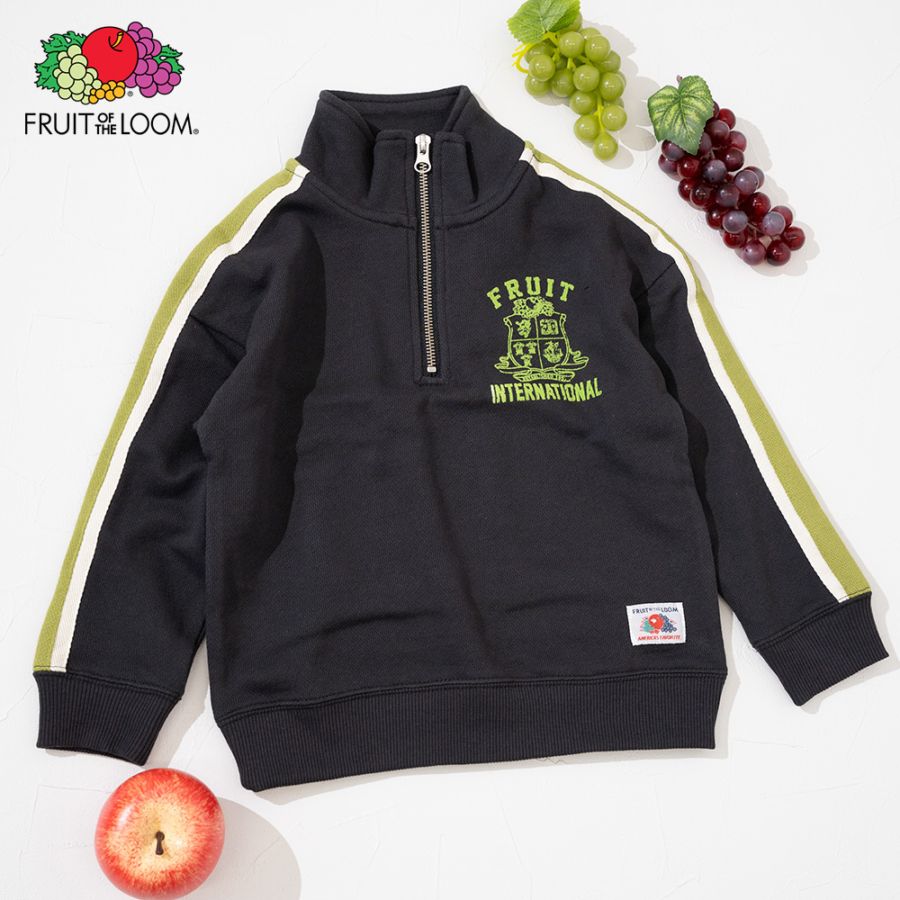 FTL キッズ  ハーフジップスウェット