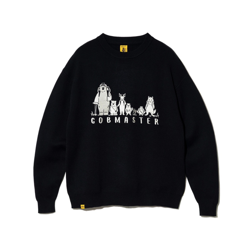 COBファミリー 刺繍ニット