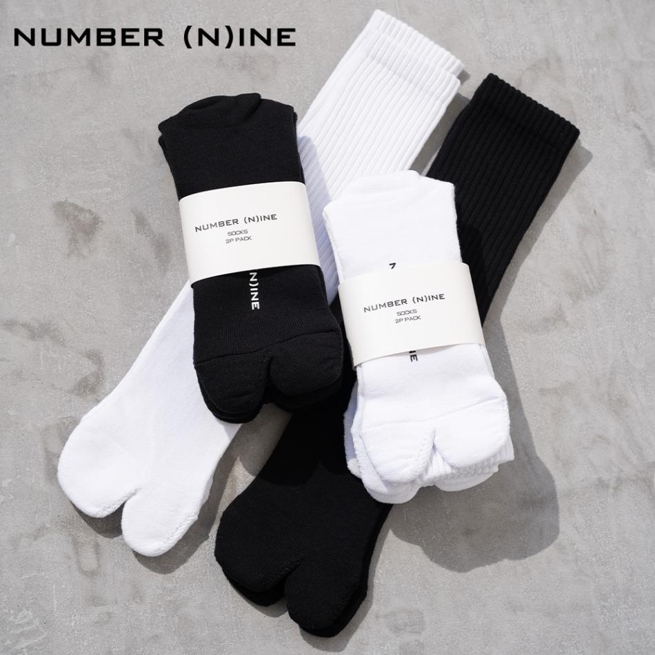 100% FINE COTTON PLAIN 2 PACK RIB TABI SOCKS