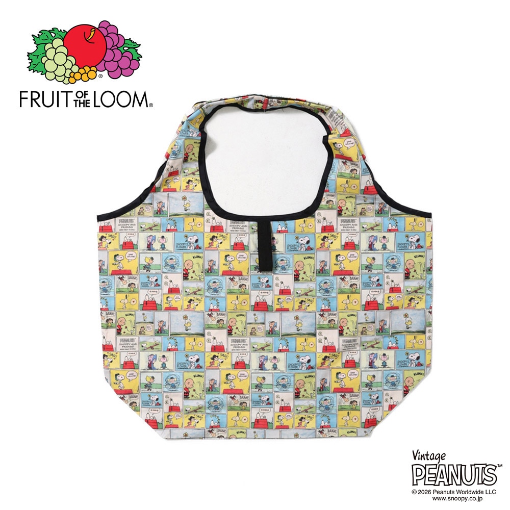 FTL x PEANUTS ヴィンテージコミック エコバッグ Lサイズ  