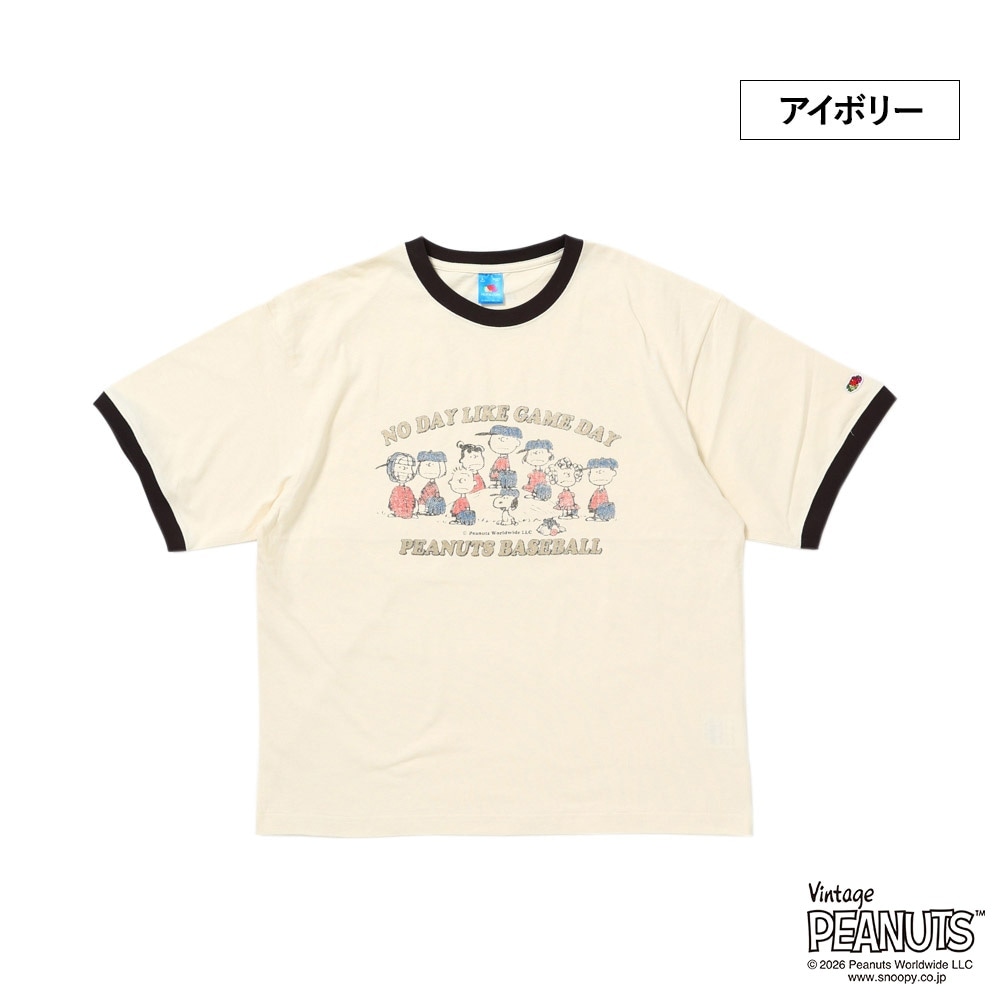 FTL x PEANUTS 19/-スラブ天竺6 Tシャツ