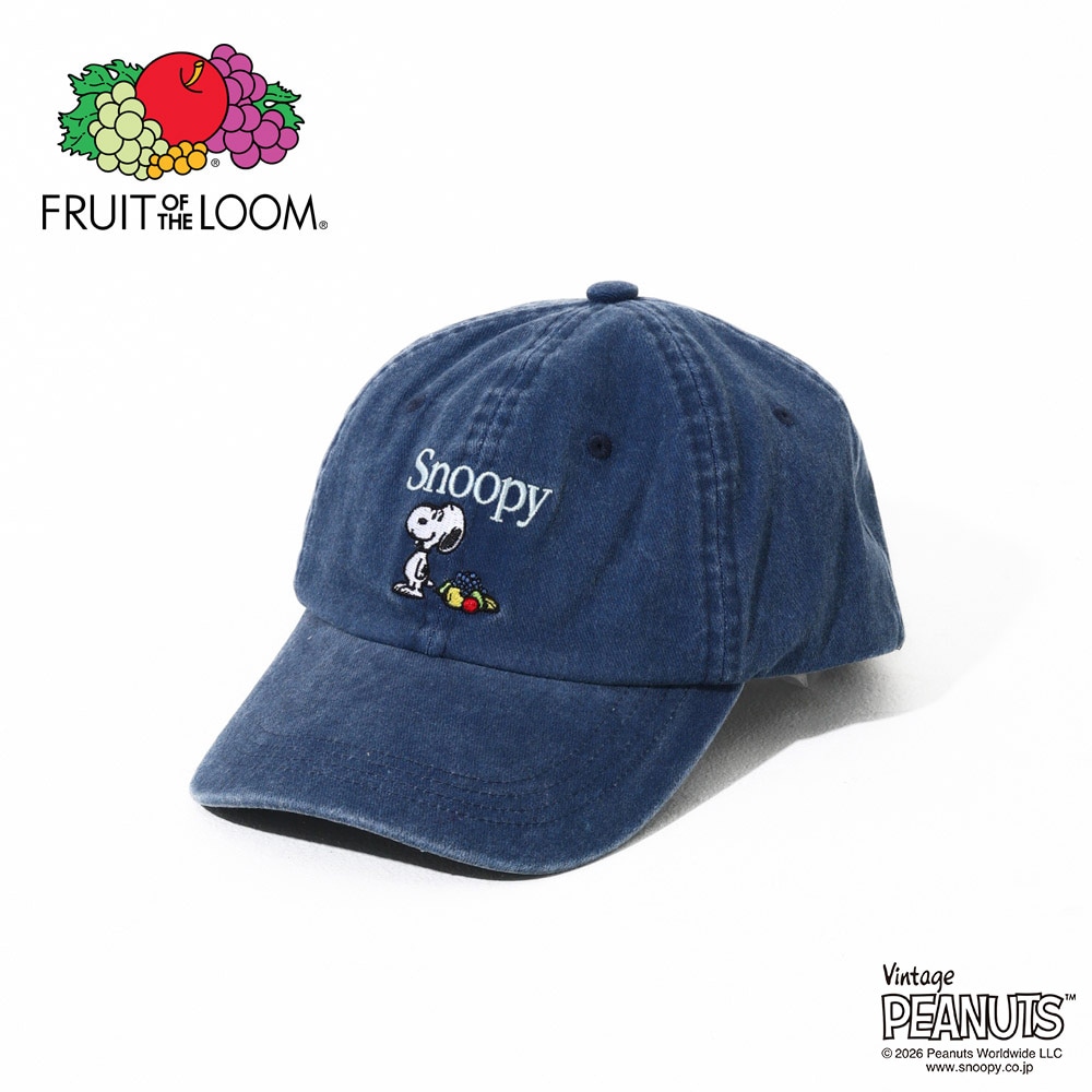 FTL x PEANUTS スヌーピー 刺繍ツイルキャップ