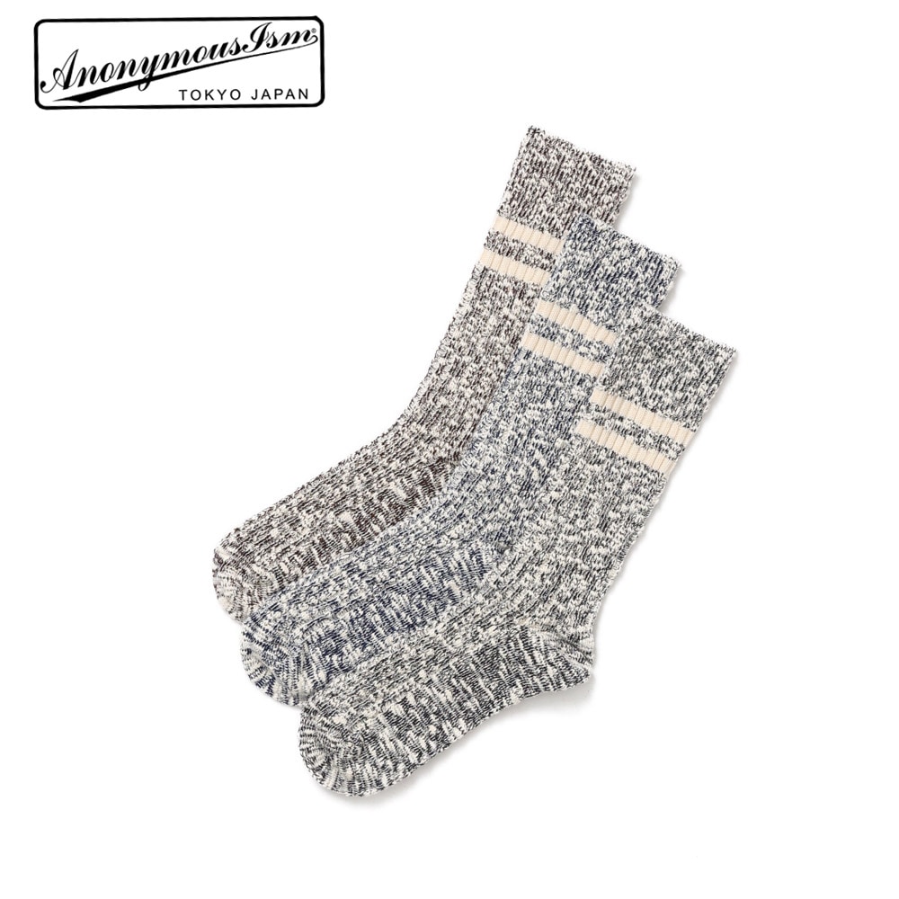 Light Slub Stripe Crew