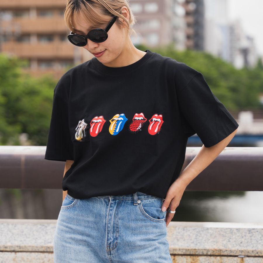 The Rolling Stones Tシャツ black