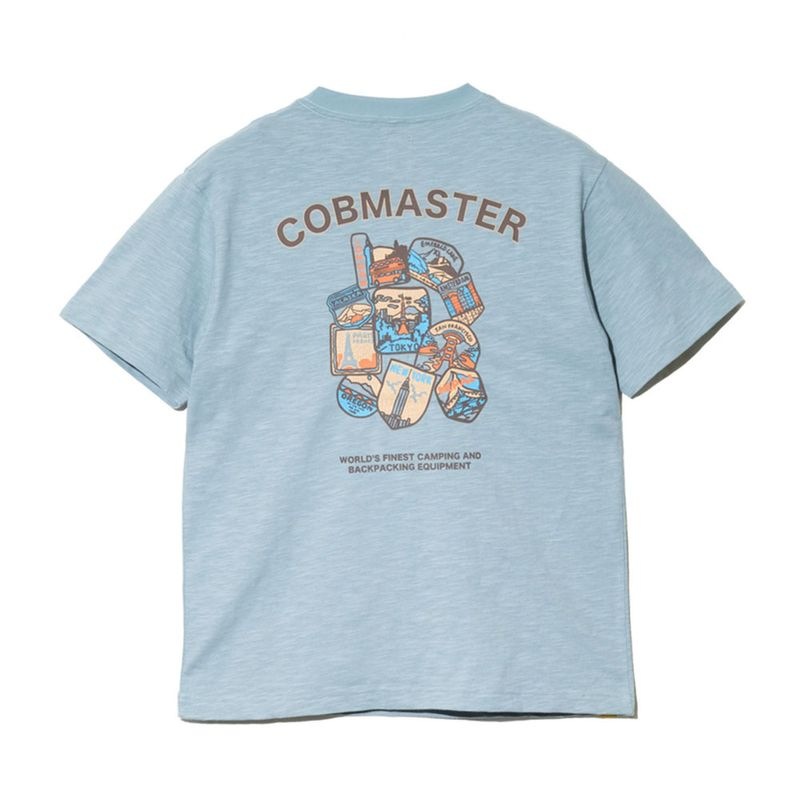 COB スラブ天竺 ワールドワッペンTEE