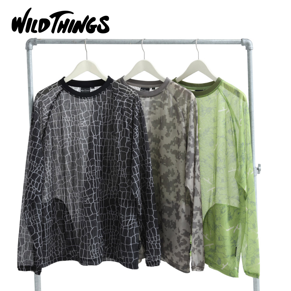PRINT MESH L/S TEE