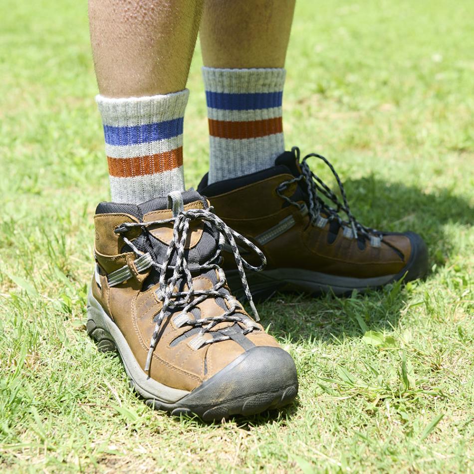 COB 1P Q.メリノウール2ラインソックス Men's