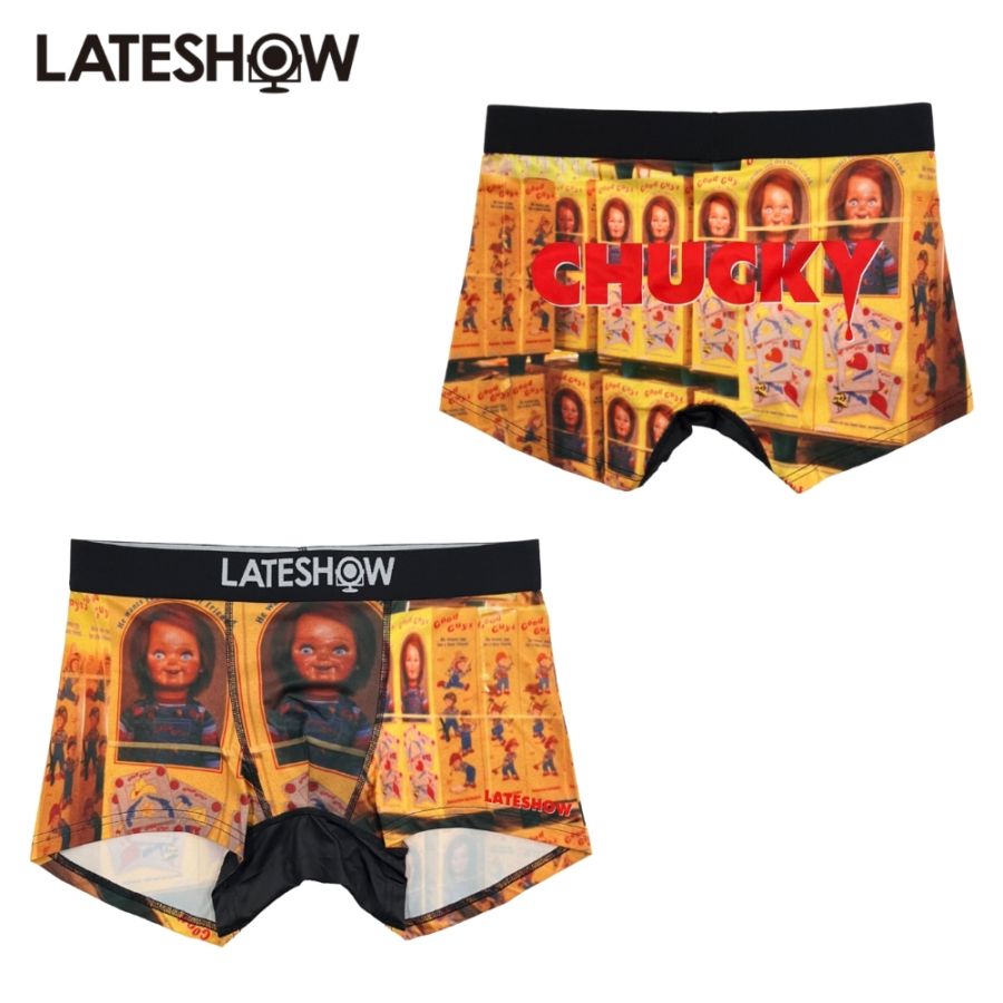 LATESHOW × Childs Play CHUCKY Good Guysフォトボクサーパンツ