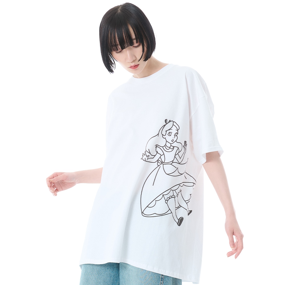 Disney / Alice in Wonderland Line Art Graphic Tee