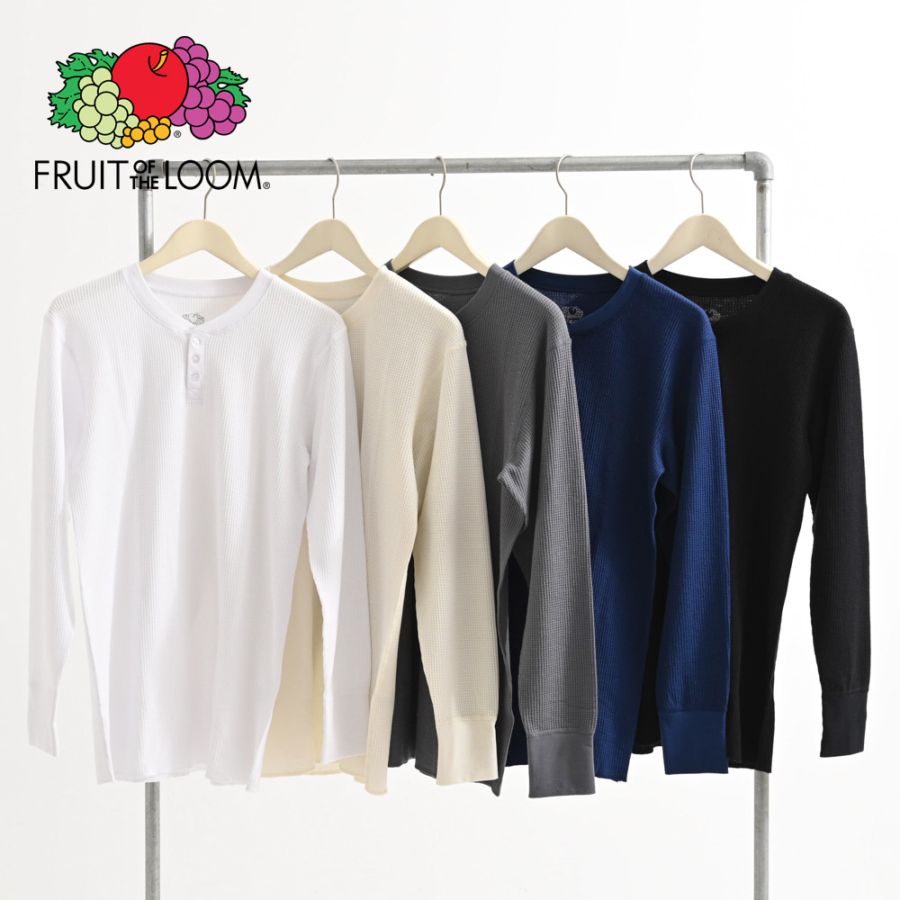FTL TCワッフル ヘンリーネックL/S Tシャツ