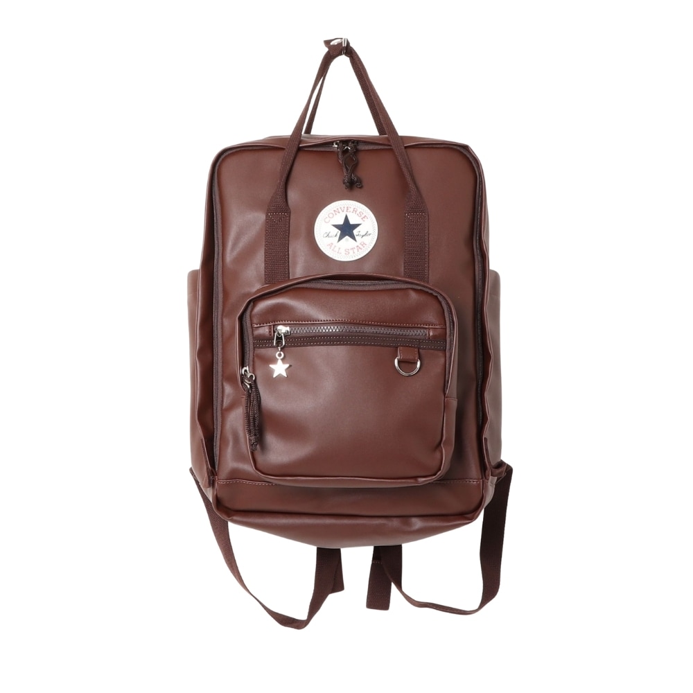 CV RETRO PU LEATHER SCHOOL BACKPACK
