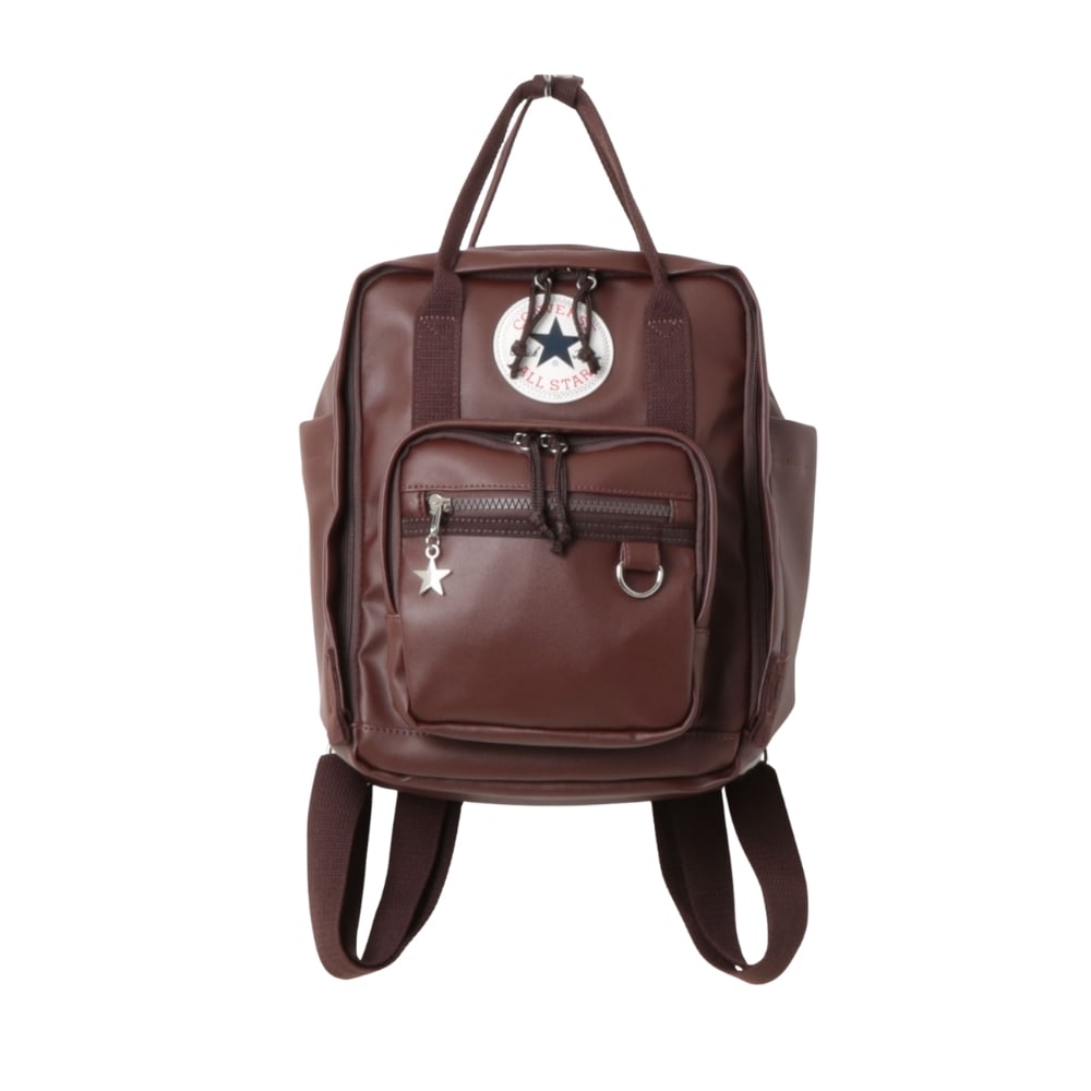 CV RETRO PU LEATHER SCHOOL BACKPACK S
