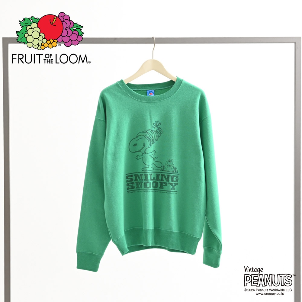 FTL×PEANUTS 裏起毛裏毛 プリントL/S スウェット 6