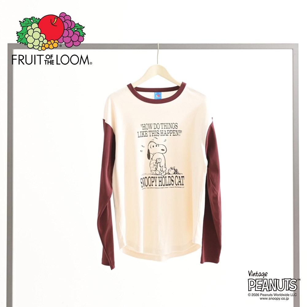 FTL×PEANUTS カラーブロック L/S Tシャツ 1
