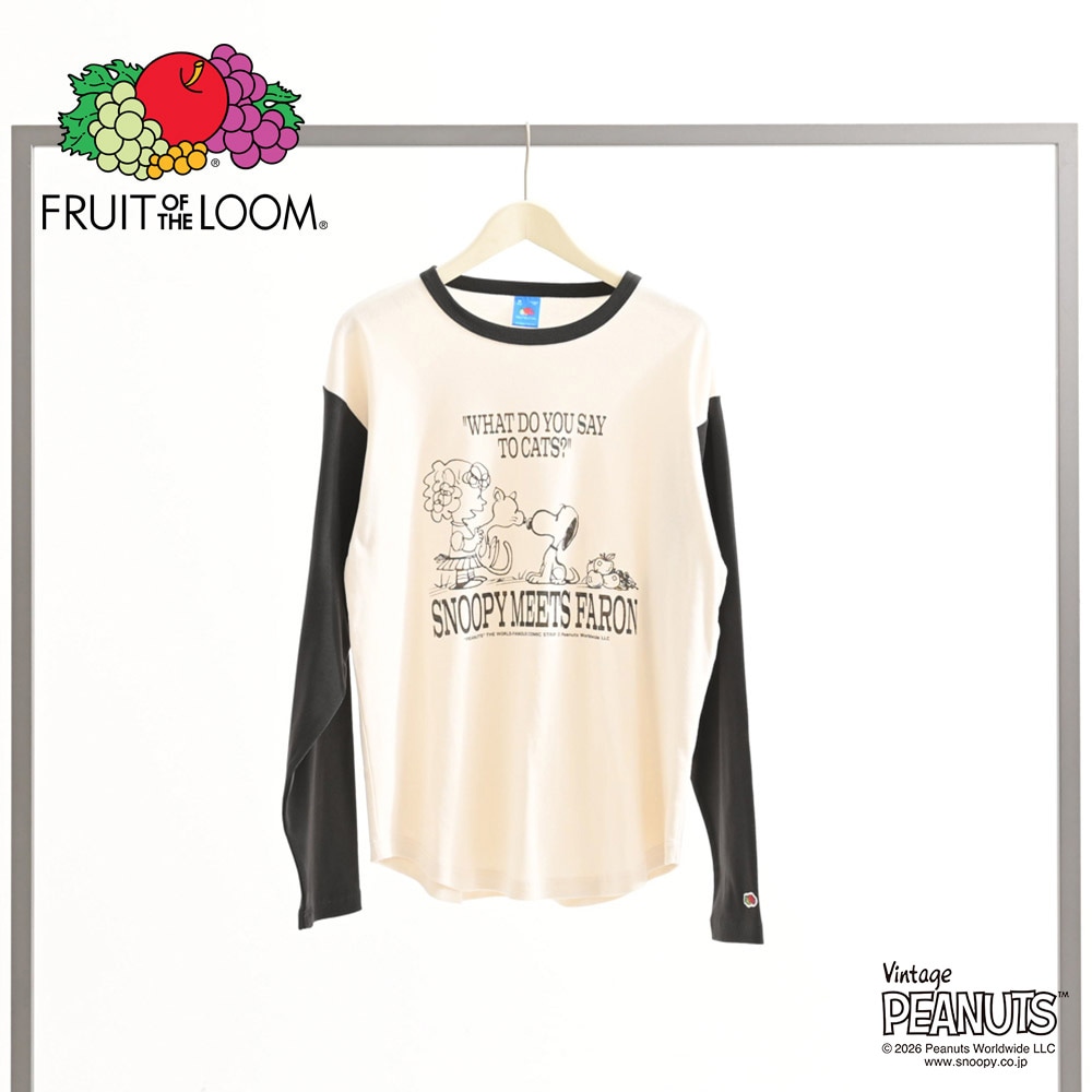 FTL×PEANUTS カラーブロック L/S Tシャツ 2
