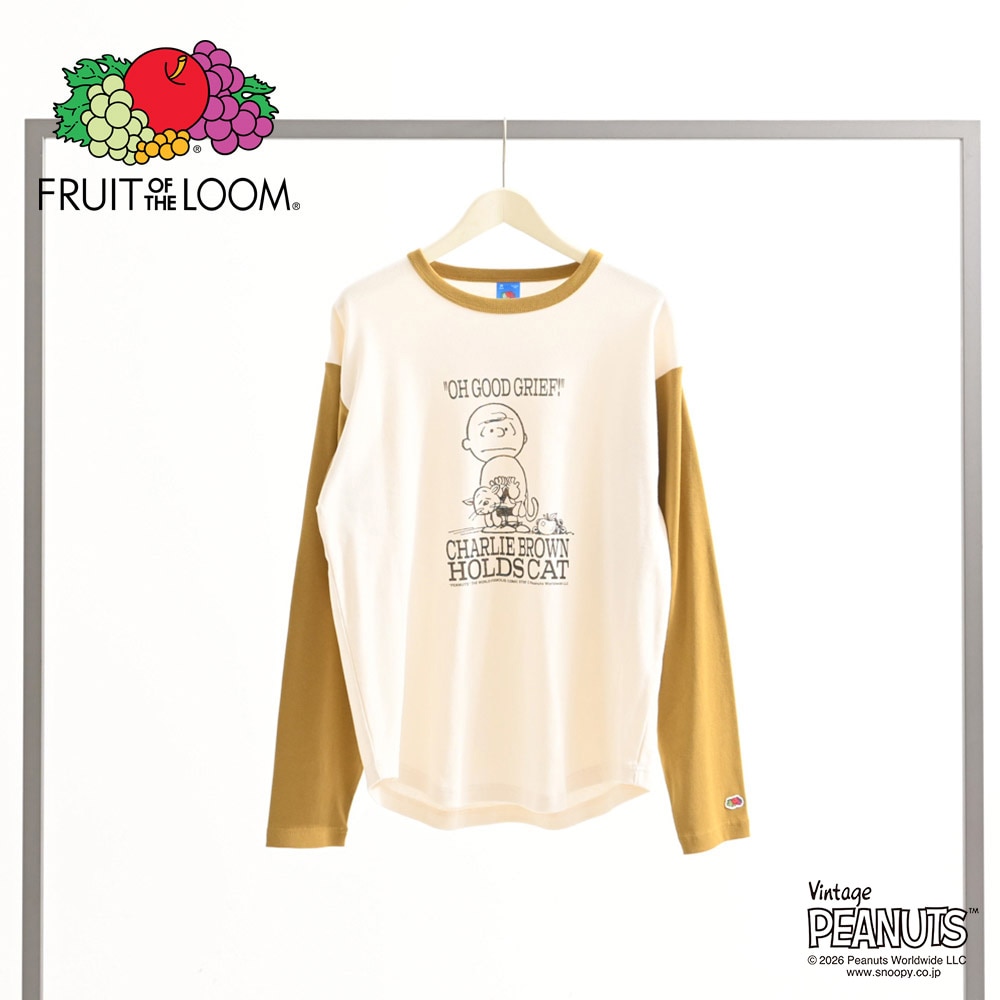 FTL×PEANUTS カラーブロック L/S Tシャツ 3