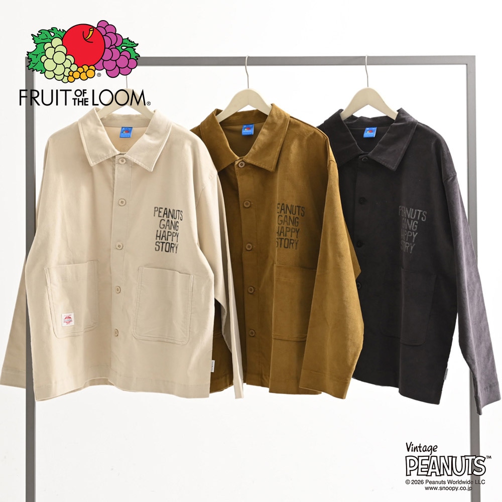 FTL×PEANUTS コーデュロイワークジャケット