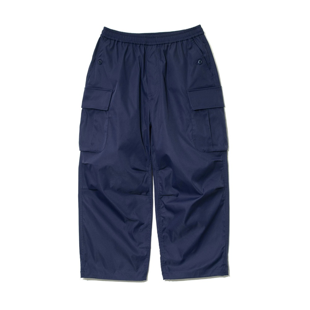 ポリエステルツイル ワイドカーゴパンツ