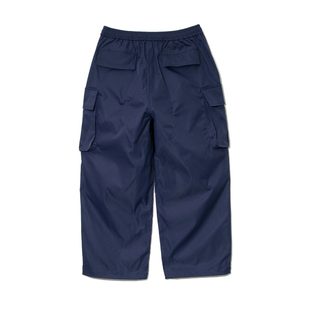 ポリエステルツイル ワイドカーゴパンツ