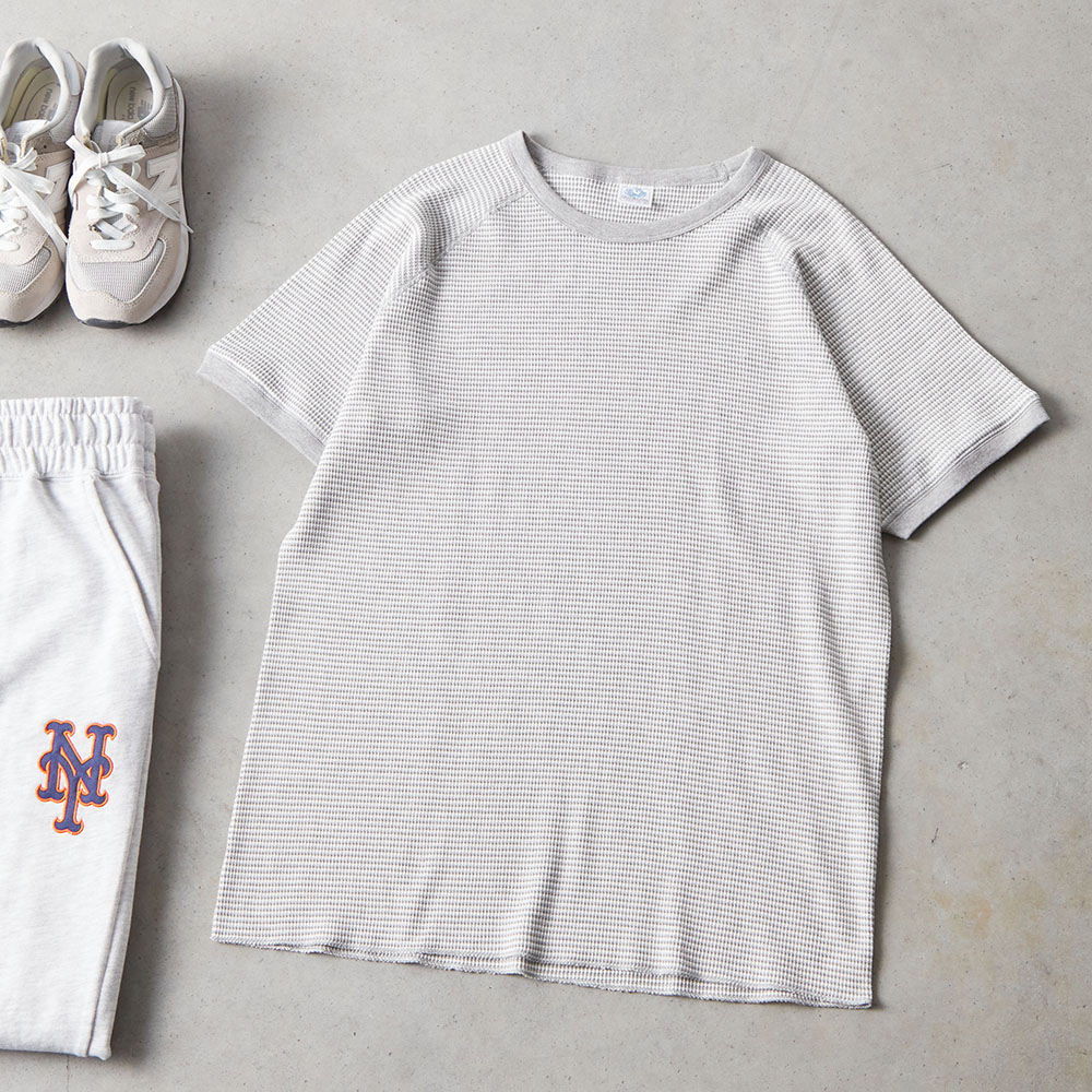 FTL ボーダーワッフルS/S T