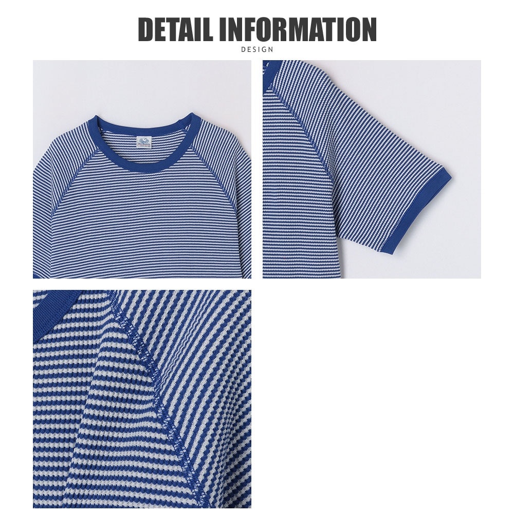 FTL ボーダーワッフルS/S T