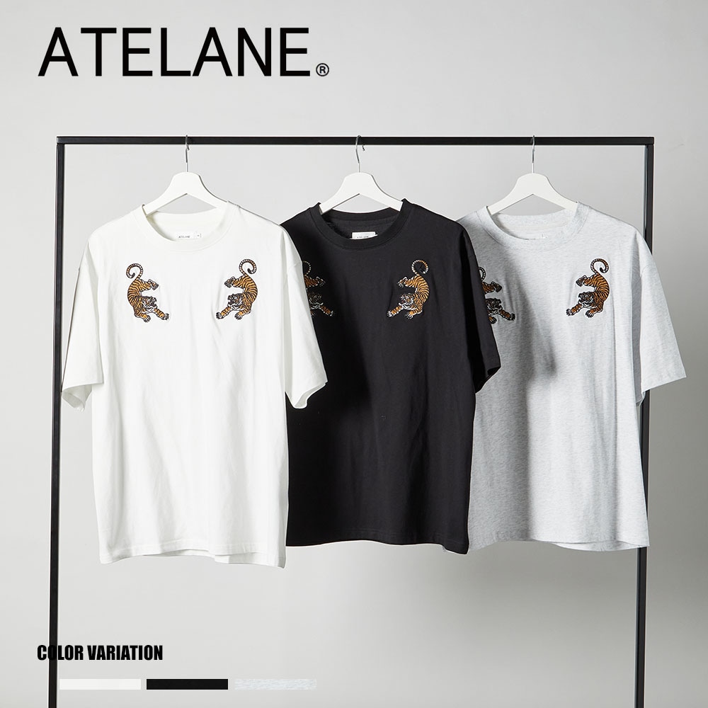 シルケット天竺トラ刺繍 S/S Tee | アパレル,Tシャツ | JUGLANS
