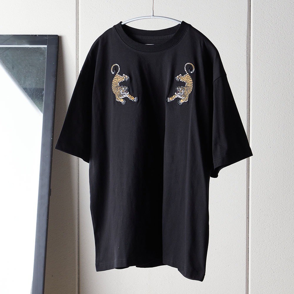 シルケット天竺トラ刺繍 S/S Tee | アパレル,Tシャツ | JUGLANS