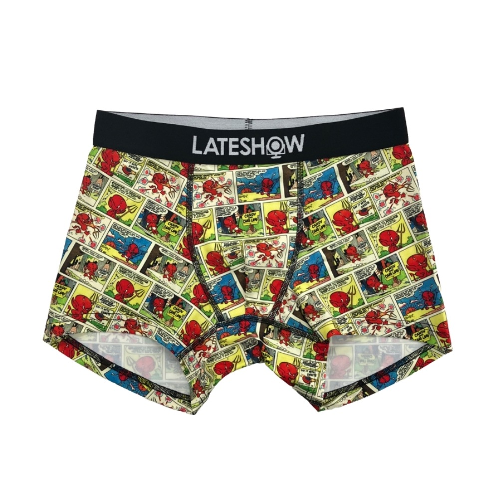 LATESHOW × HOTSTUFF アメコミ総柄ボクサーパンツ