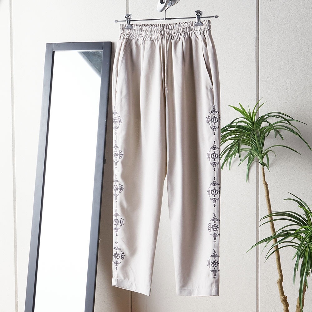 トロピカルキューバ刺繍イージーパンツ | ATELANE,パンツ | JUGLANS