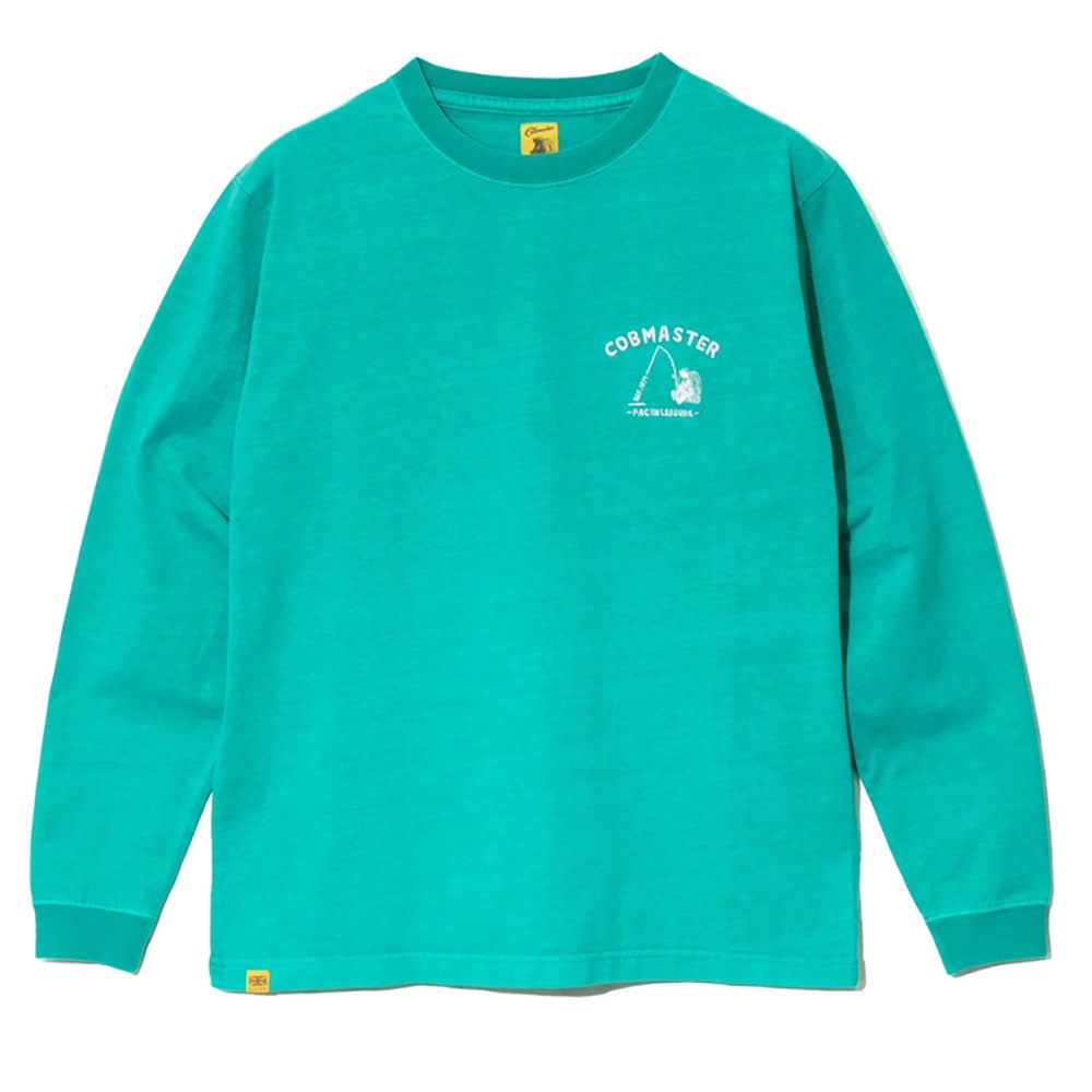 ピグメント染め刺繍ベーシック L/STEE(釣りベアー)